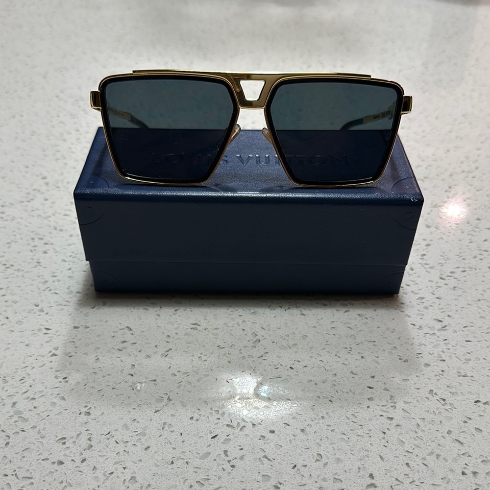 Louis Vuitton Gold Frame Sunglasses